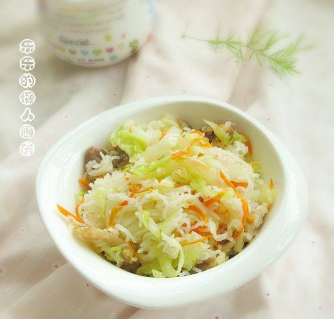 包菜炒米粉步骤8
