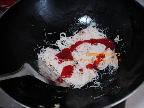 韩国鱼饼炒糙米粉步骤9