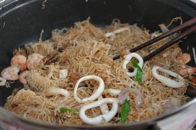 海鲜炒粉步骤12