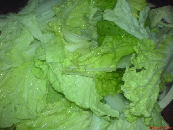 白菜米粉步骤2