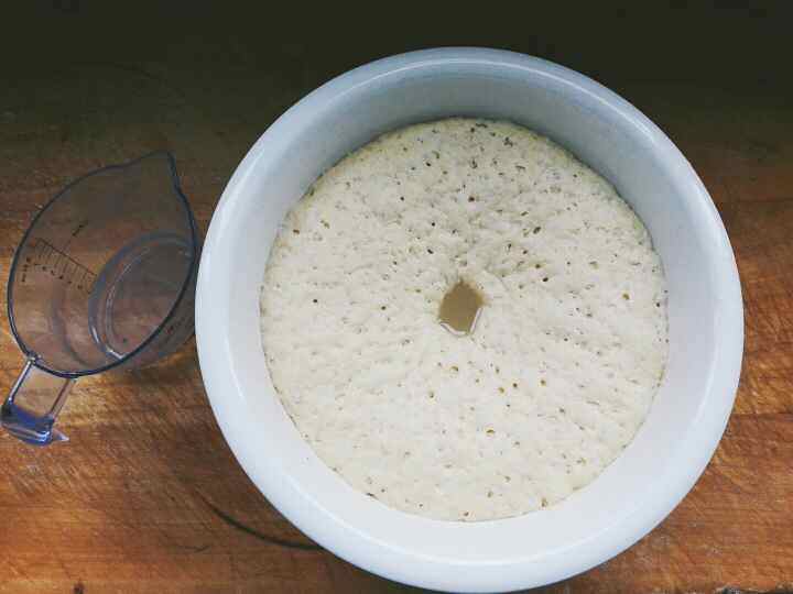 椒盐大发面饼步骤2