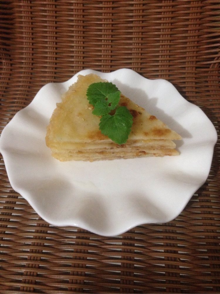 香煎芝麻饼步骤7