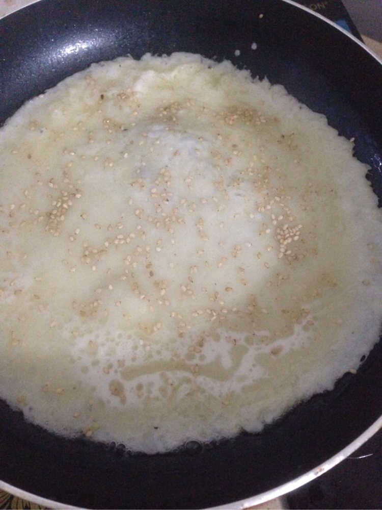 香煎芝麻饼步骤4