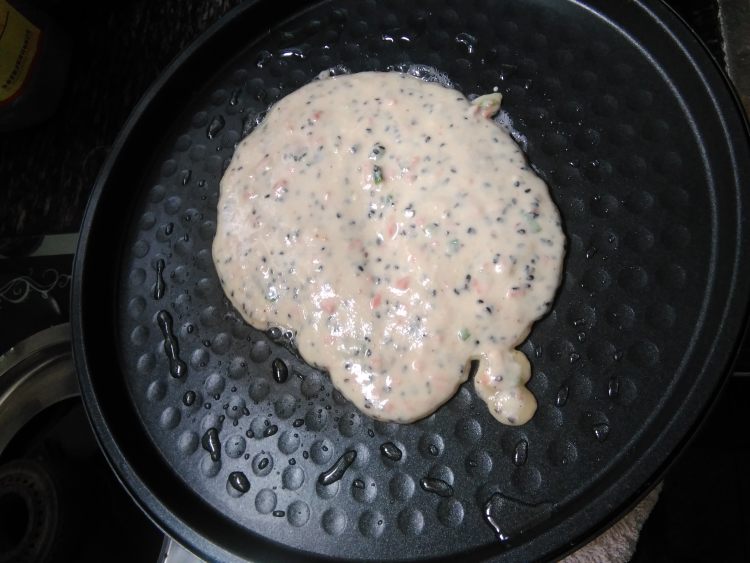 火腿肠豆渣饼步骤9
