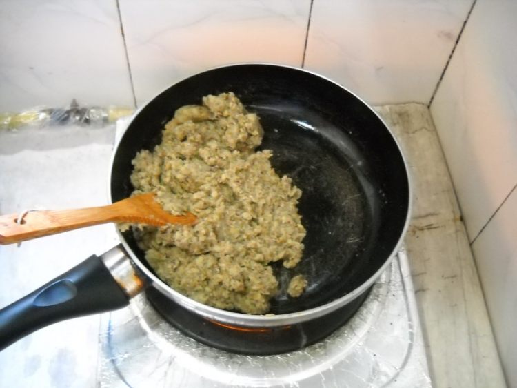 南瓜绿豆饼步骤4