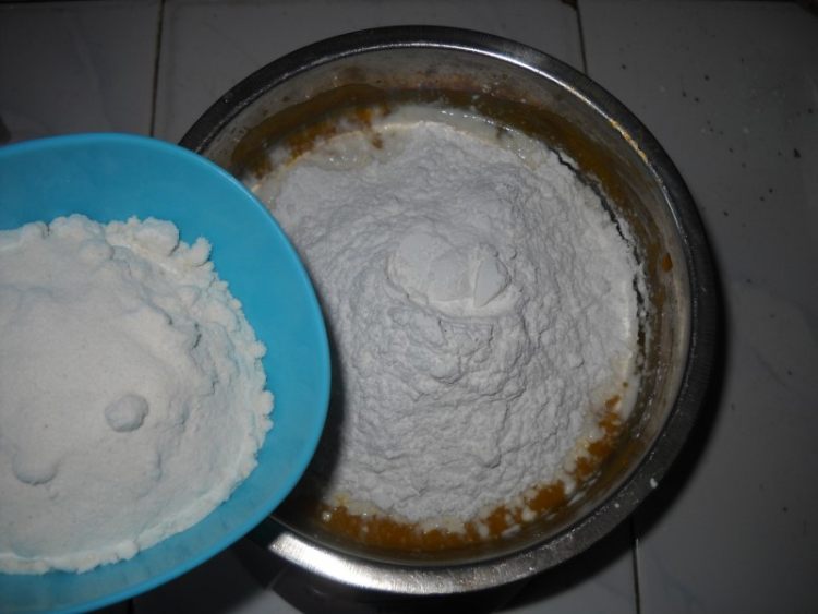 南瓜绿豆饼步骤8