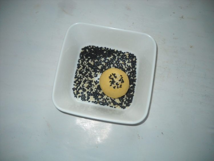 南瓜绿豆饼步骤12