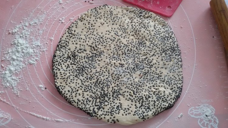 炸葱油烙饼步骤5