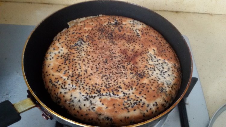 炸葱油烙饼步骤9