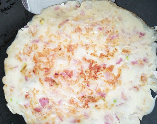 洋葱煎蛋饼步骤5