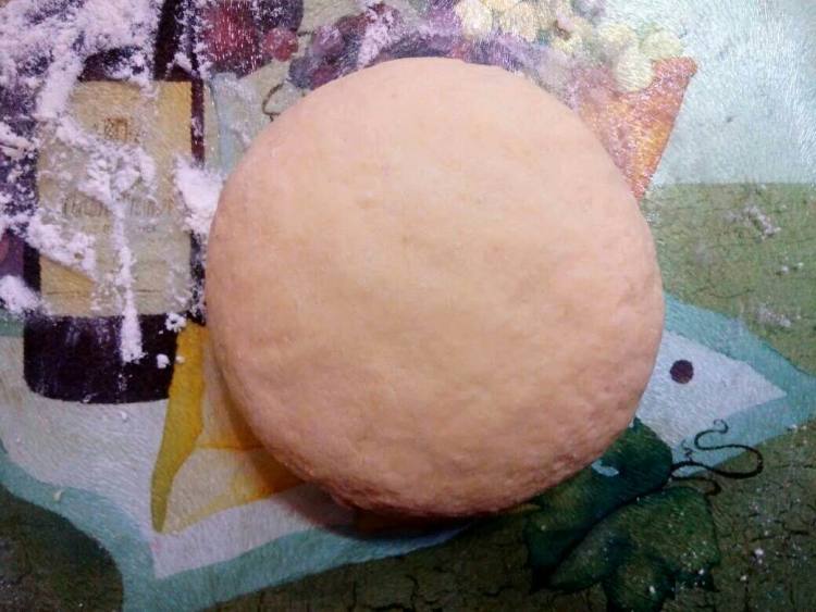 绿豆沙馅发面饼步骤3