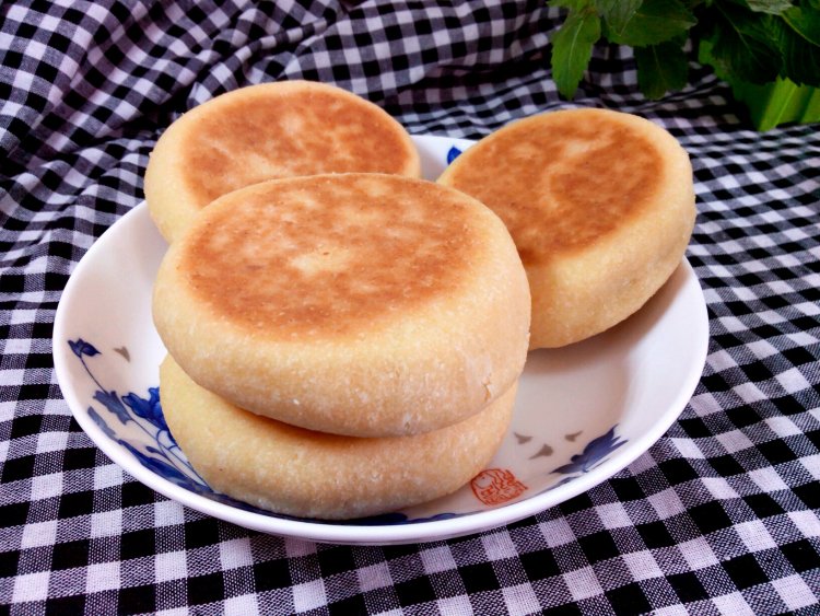 绿豆沙馅发面饼步骤12
