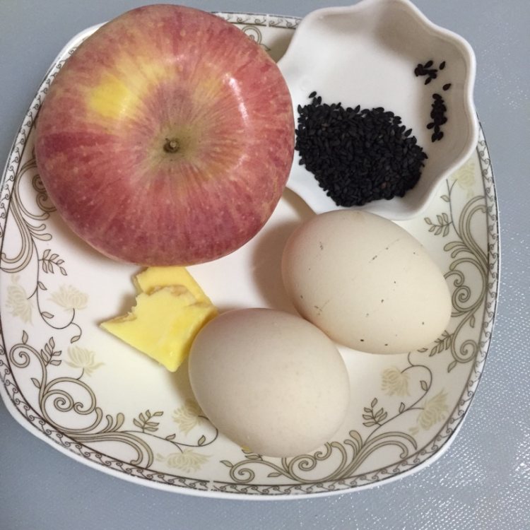 苹果鸡蛋饼步骤1