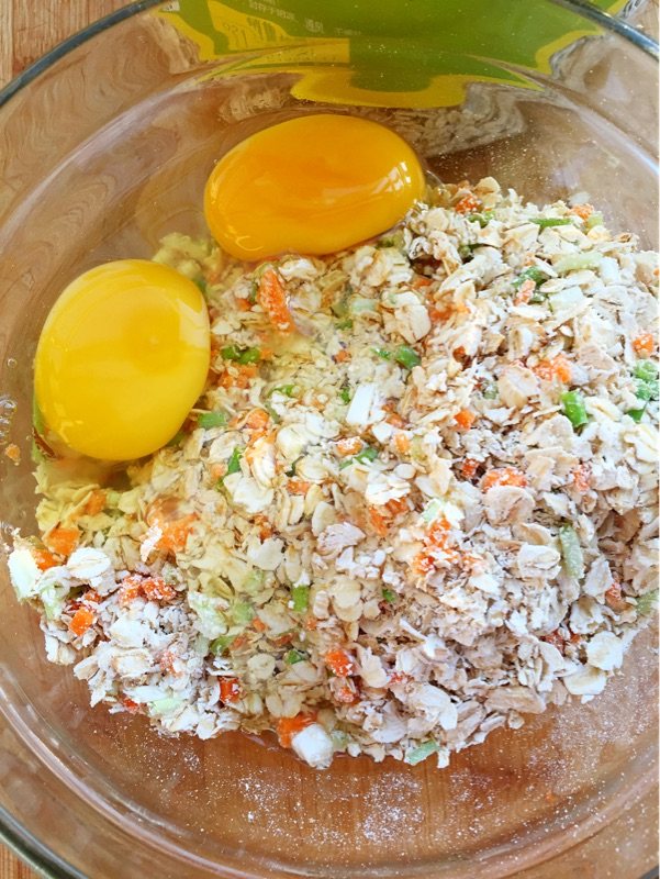 燕麦鸡蛋饼步骤3