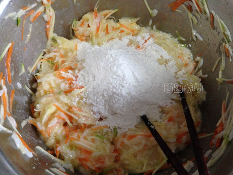 米饭鸡蛋饼步骤5