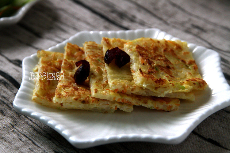 米饭鸡蛋饼步骤11