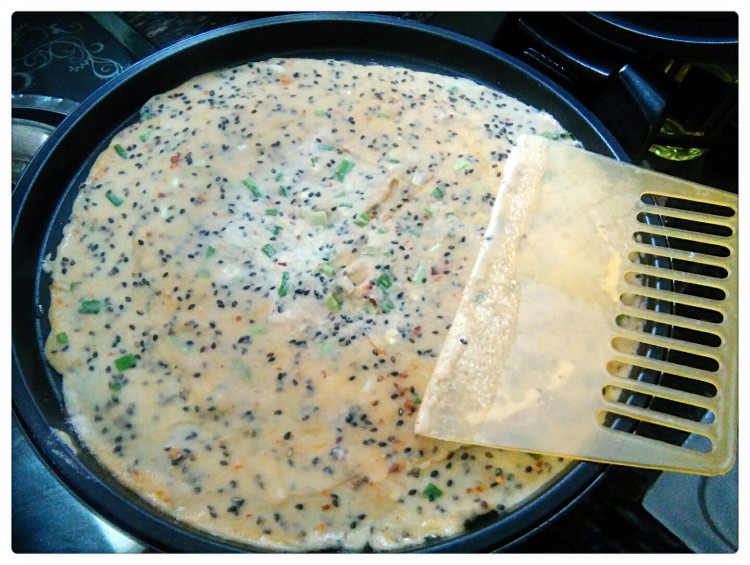 黑芝麻豆渣饼步骤6