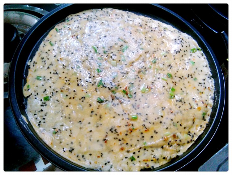 黑芝麻豆渣饼步骤7