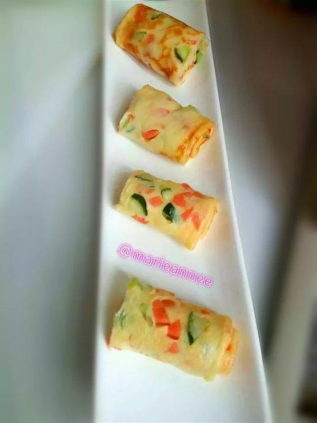 黄瓜火腿肠蛋卷饼步骤10