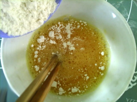 蒲公英饼步骤5