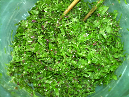 蒲公英饼步骤9