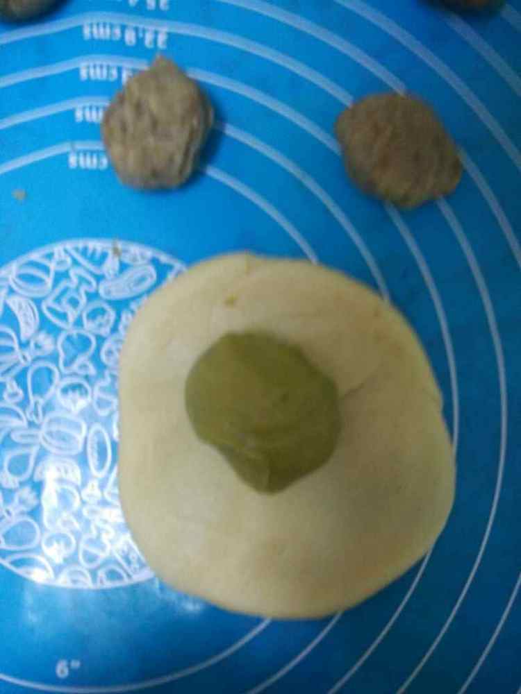 Q心绿豆酥步骤12