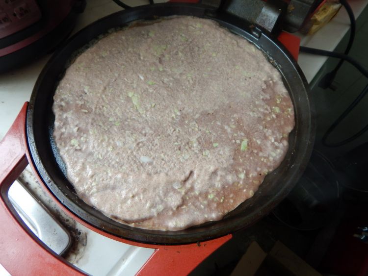 黑麦面粉饭菜鸡蛋煎饼步骤11