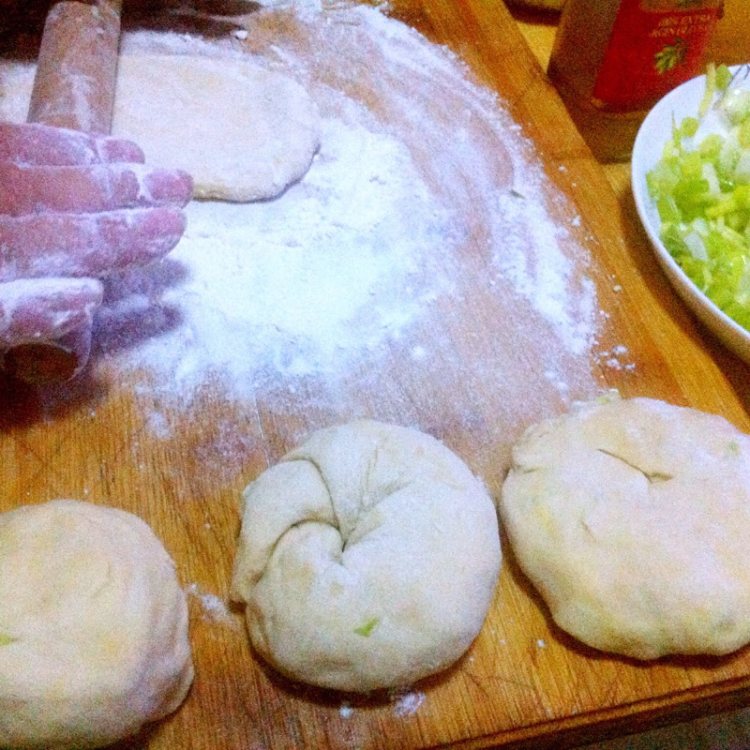 咸菜饼步骤3