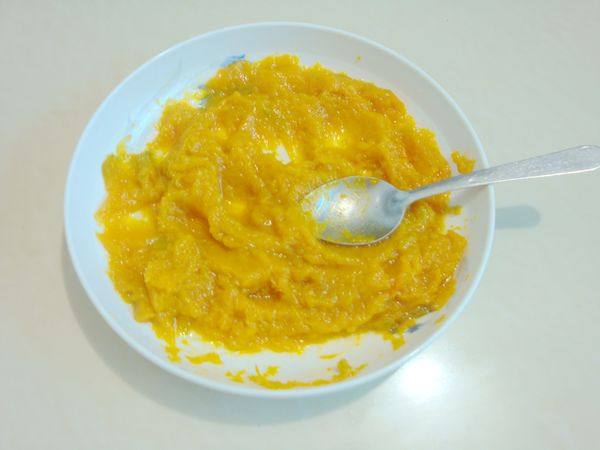 香葱南瓜软饼步骤3