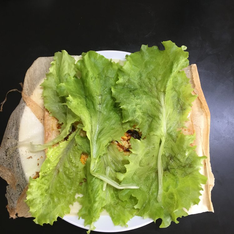 鸡丝脆心煎饼卷步骤10