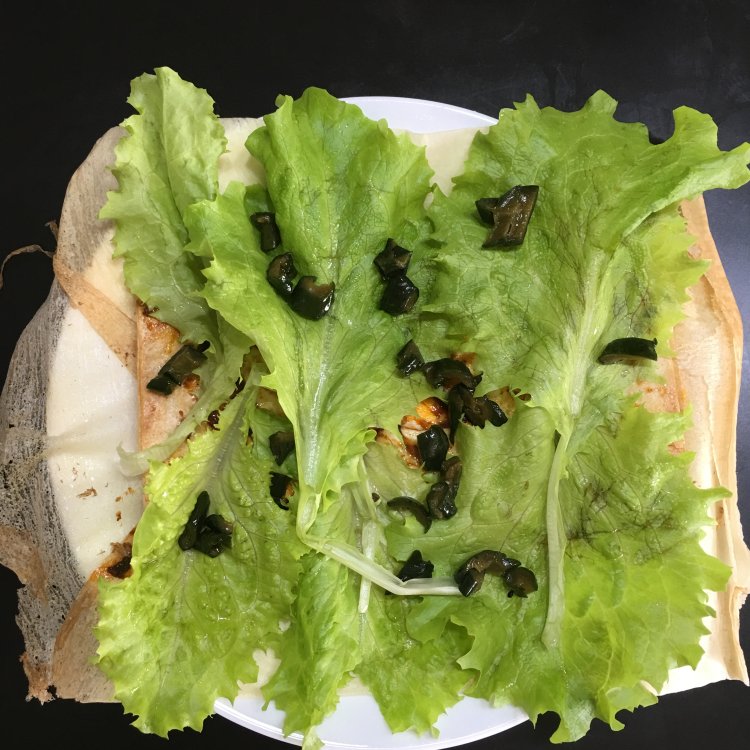 鸡丝脆心煎饼卷步骤11