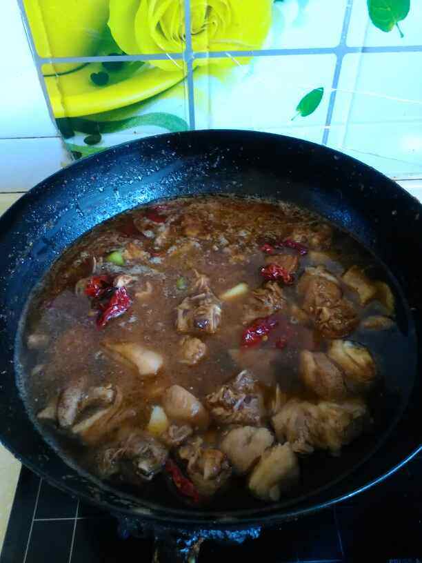 羊肉焖饼步骤5