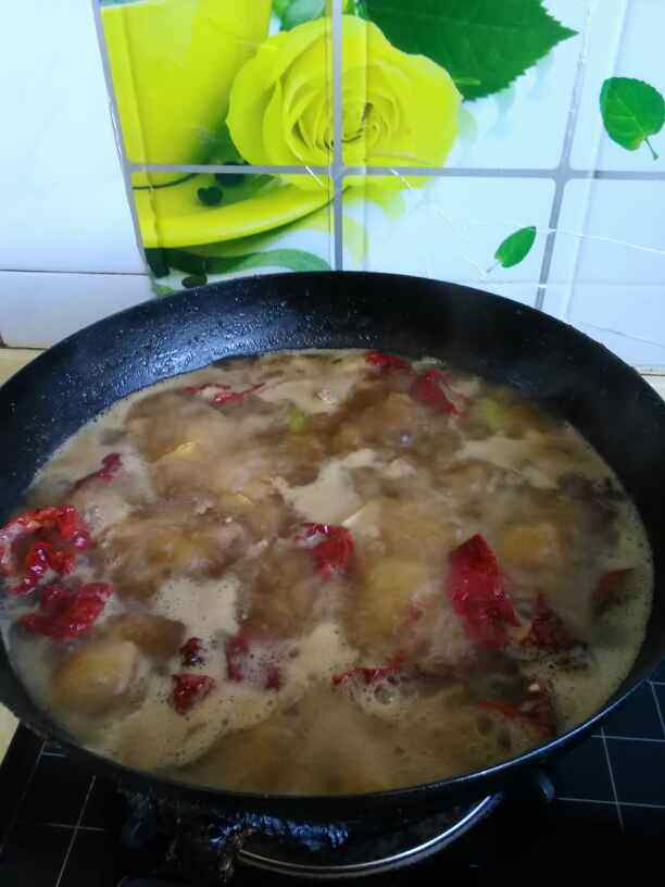 羊肉焖饼步骤6
