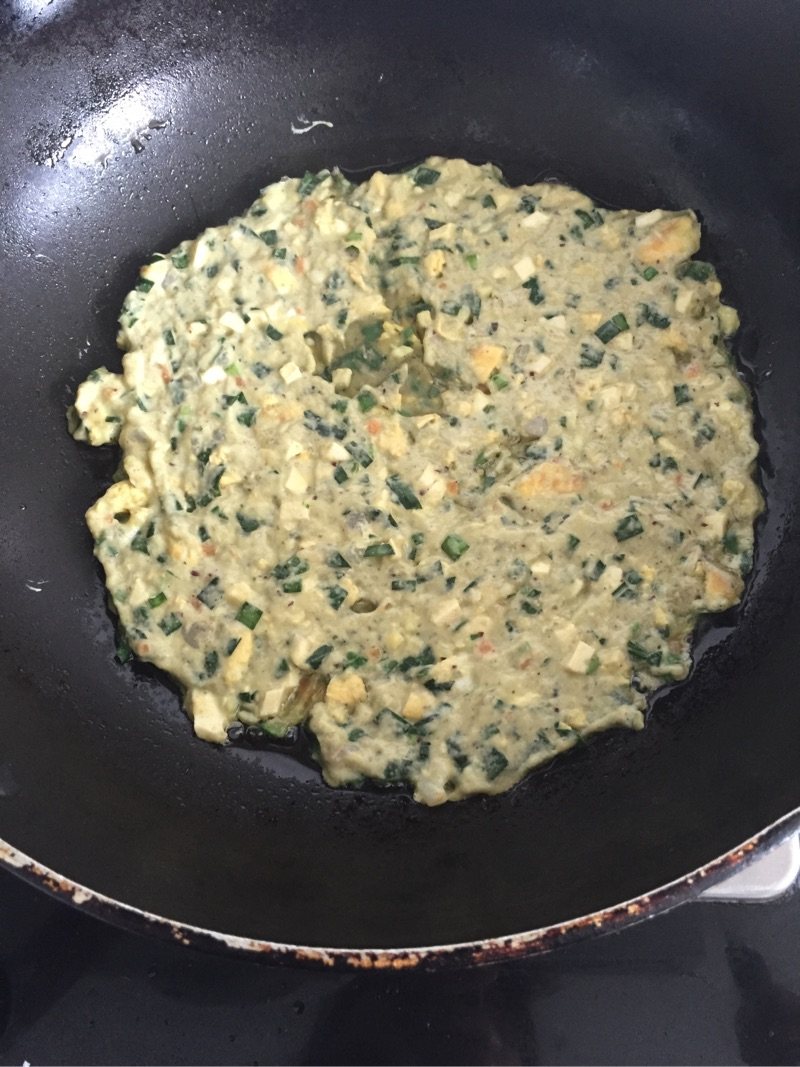 豆渣饼步骤8