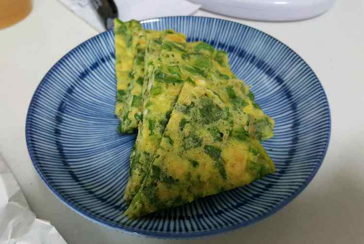 茼蒿豆腐鸡蛋饼步骤10