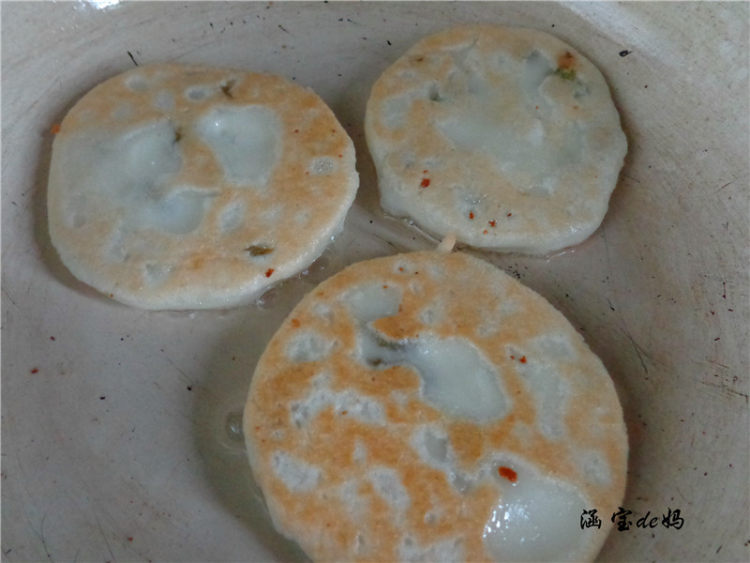 葡萄干糯米饼步骤10