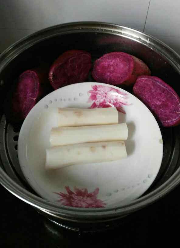 紫薯山药榚#多效护理步骤2