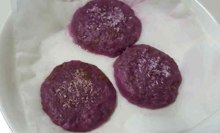 酸奶紫薯饼步骤9