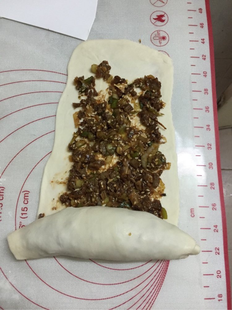 大葱牛肉饼步骤5
