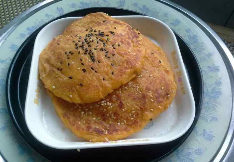 芝麻红薯糯米饼步骤6