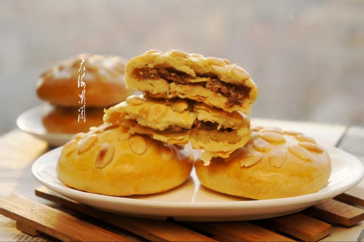 杏仁油酥烧饼步骤12