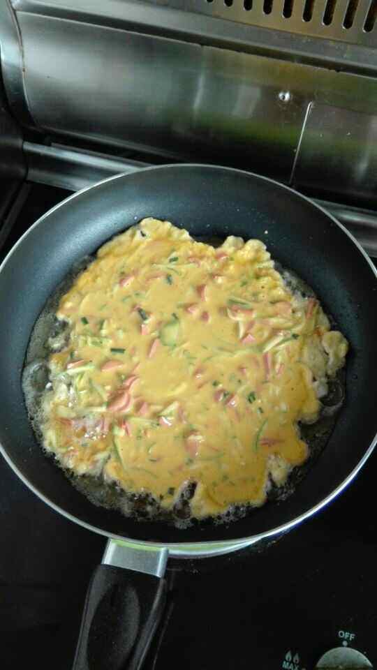 西葫芦火腿鸡蛋饼步骤3