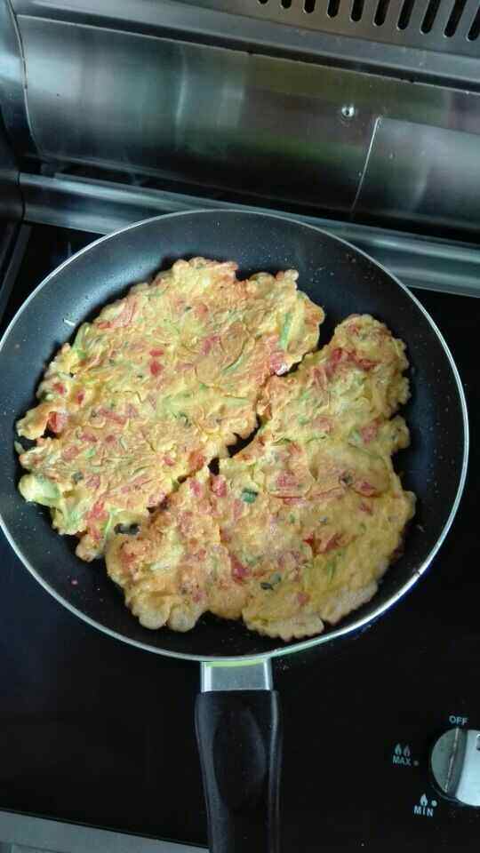 西葫芦火腿鸡蛋饼步骤4