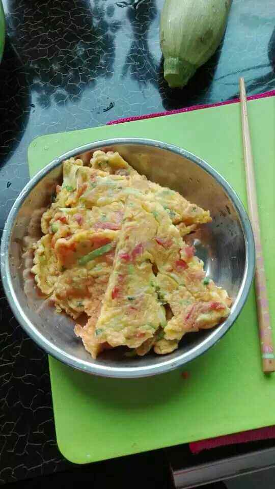 西葫芦火腿鸡蛋饼步骤5