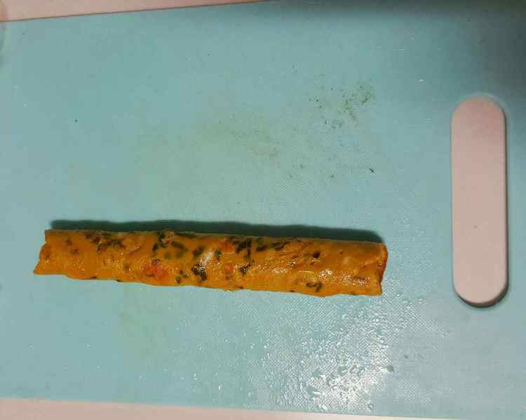 宝宝辅食香椿蛋饼步骤9