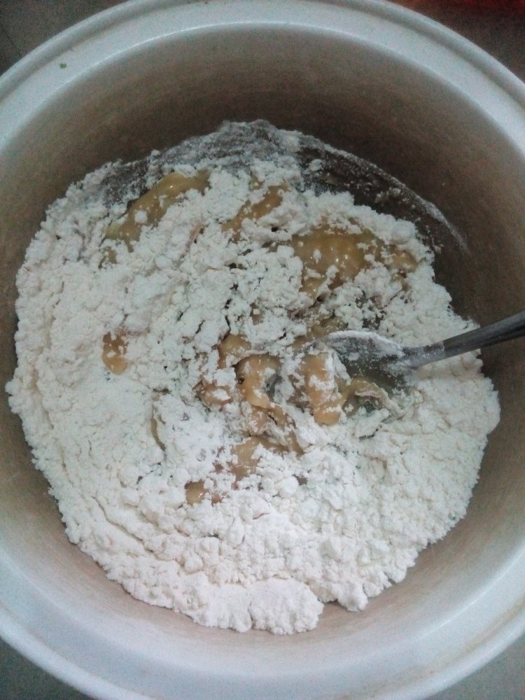 健康绿豆饼步骤4