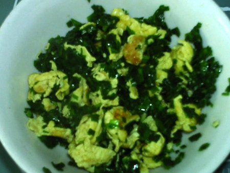韭菜鸡蛋玉米饼步骤9