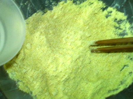 韭菜鸡蛋玉米饼步骤12