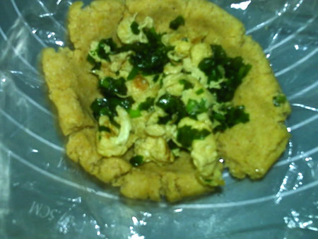 韭菜鸡蛋玉米饼步骤17