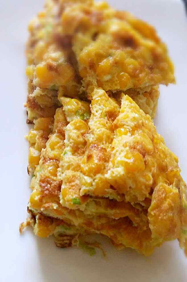 鸡蛋玉米饼步骤6